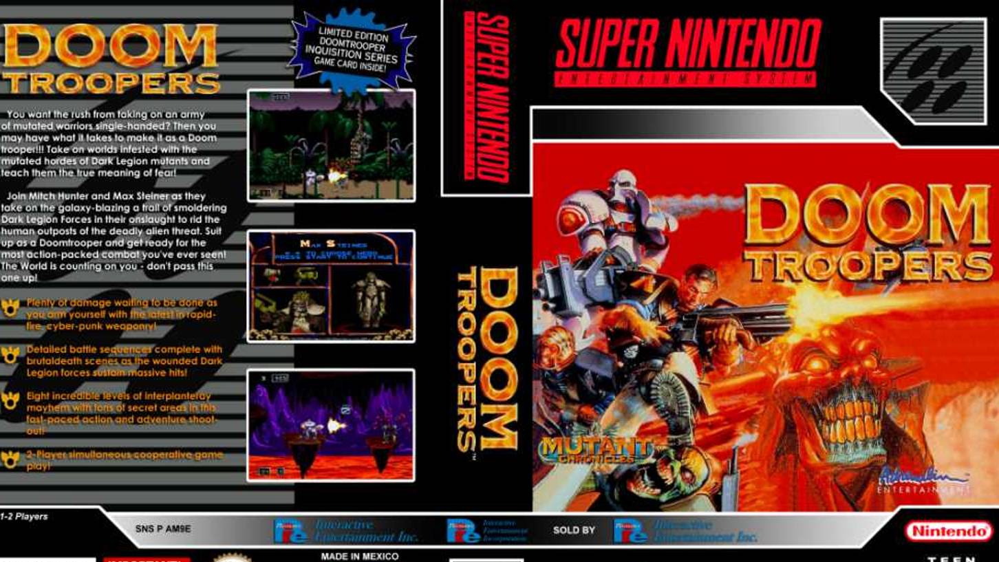 [SNES] Doom Troopers (Hard, 2Players Megadriver16 & VyNNiloViy)