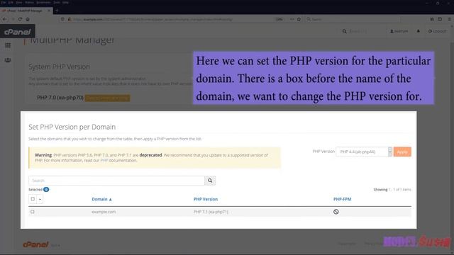 Learn how to change the PHP version on your domain using cPanel with MODELSUSHI смотреть онлайн