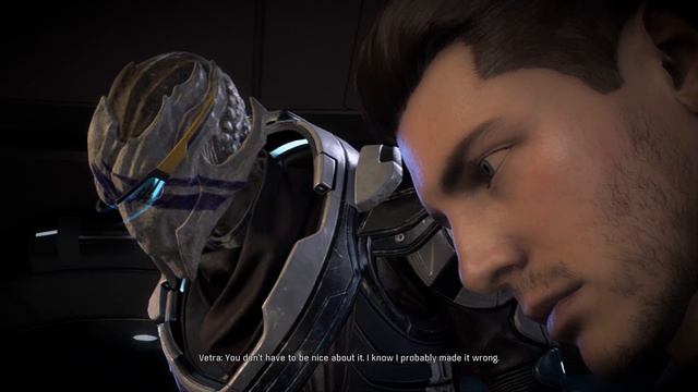 Mass Effect Andromeda - Dinner with Vetra and Romance Scene смотреть онлайн