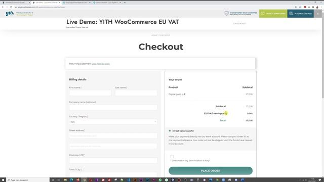 Woocommerce EU VAT смотреть онлайн
