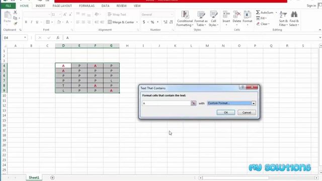EXCEL 2013 Tutorial 13 in HINDI - Conditional formatting Part 1 смотреть онлайн