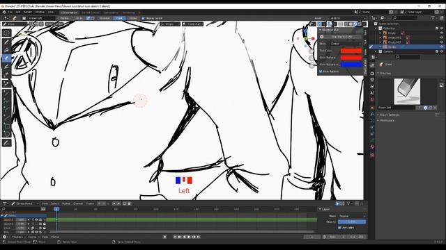 Blender Grease Pencil Tutorial | LINEART | Blender 2.91