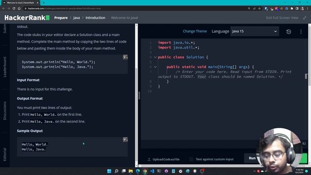 HackerRank Welcome to Java Solution Explained - Java смотреть онлайн