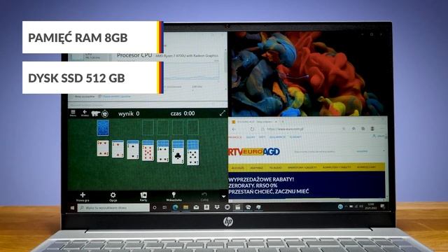 Laptop HP Pavilion 15-eh0005nw – dane techniczne – RTV EURO AGD смотреть онлайн