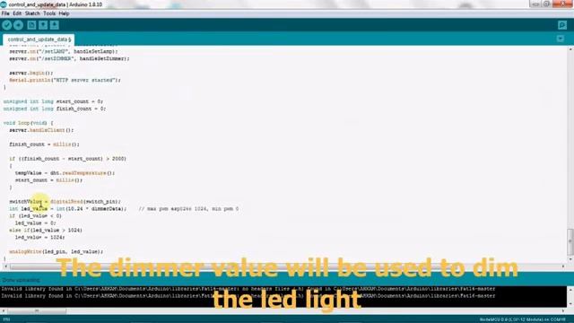 Control ESP8266 via web browser and continuous data update (Free Source Code) смотреть онлайн