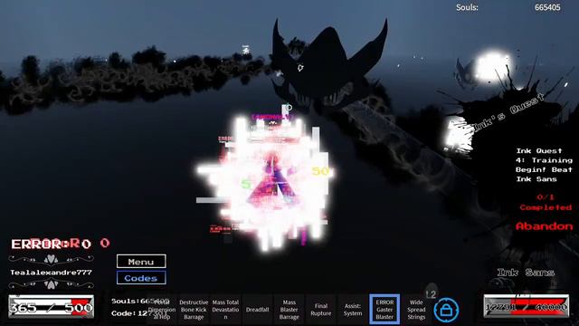 Undertale Timeline Collapse: Ink Sans beaten+quest 4 done смотреть онлайн