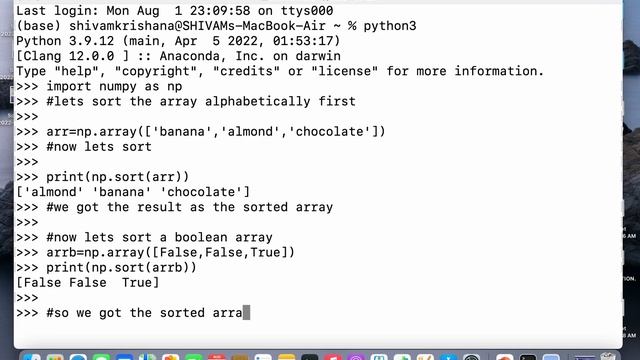 Python NumPy Tutorial For Beginners - NumPy Sorting Arrays | How to sort a Numpy Array in Python смотреть онлайн
