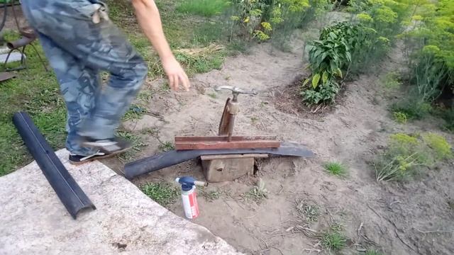 Распрямляем трубу ПНД смотреть онлайн