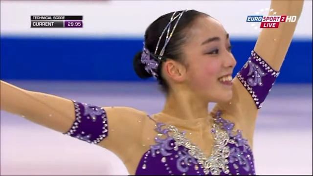 2014 GPF Rika Hongo SP ESP смотреть онлайн