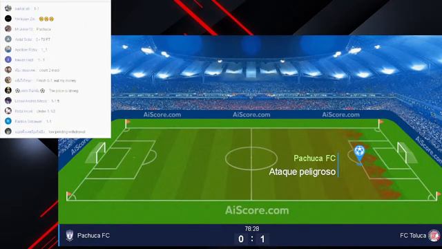 pachuca vs toluca en vivo смотреть онлайн