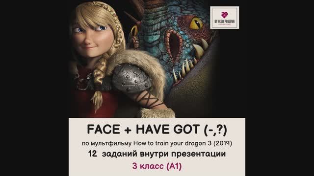 Презентация на тему Face + have got (-,?)