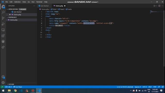 How To Run Php File In Visual Studio Code With Xampp In [HINDI] смотреть онлайн