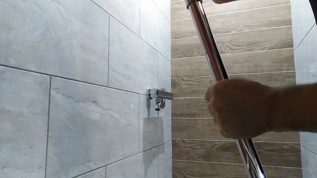 Установка душевой системы GAPPO 2491 с термостатом. смотреть онлайн