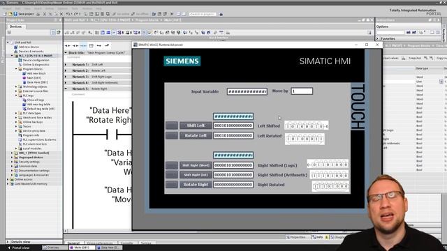 TIA Portal: Bit Rotation and Shifting смотреть онлайн