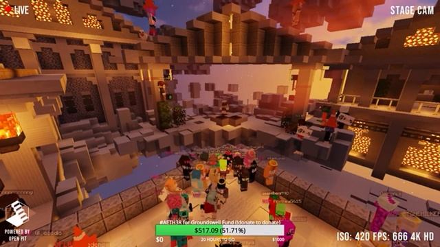 alice glass dj set x minecraft смотреть онлайн