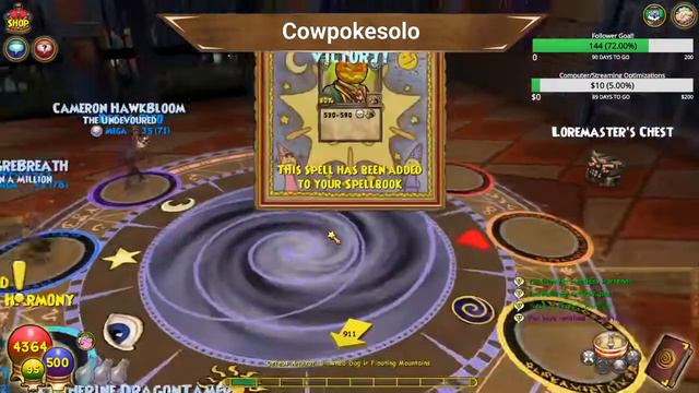 Wizard101 Headless Horseman Drop Reaction! (Loud... if that's any surprise to you) смотреть онлайн