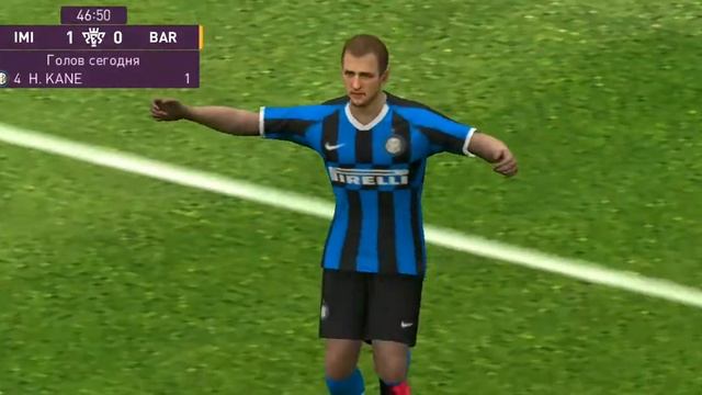 PES 2020 mobile. Гол Г. Кейна в ворота Барселоны смотреть онлайн