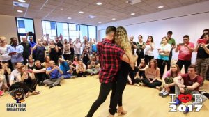 Luis y Andrea [ Carlos Rivera - Otras Vidas, Ryan Miles Remix ] @ I Love Bachata Belgium