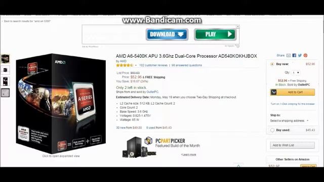 Epic 300 $ Gaming PC build guide || AMD based gaming system смотреть онлайн