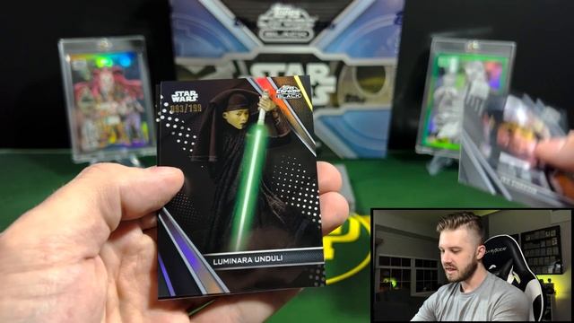 SWEET ORANGE AUTO! 2023 Topps Chrome Black Star Wars Hobby Box Review! смотреть онлайн