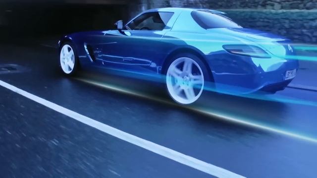 Road Star ★ Mercedes-Benz 2014 SLS AMG Coupé Electric Drive HD.