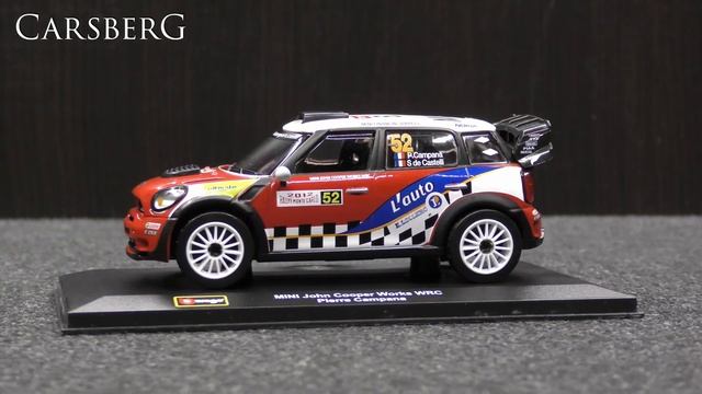 16. Mini Cooper Works WRC - bburago 1/32 смотреть онлайн