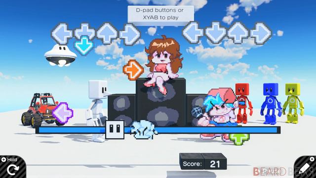 Friday Night Funkin' Recreated in Game Builder Garage смотреть онлайн