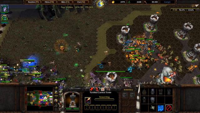Footmen vs Grunts Warcraft 3 смотреть онлайн
