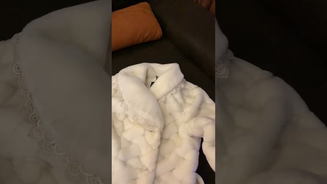 Белый полушубок из искусственного меха смотреть онлайн