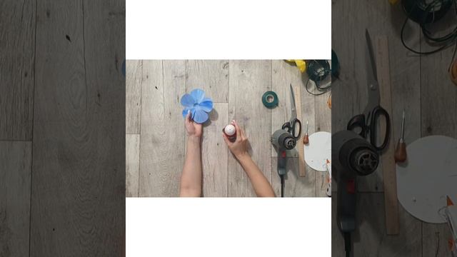 Незабудка из фоамирана/изолона