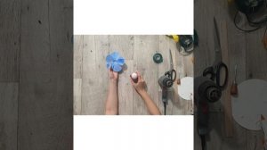 Незабудка из фоамирана/изолона