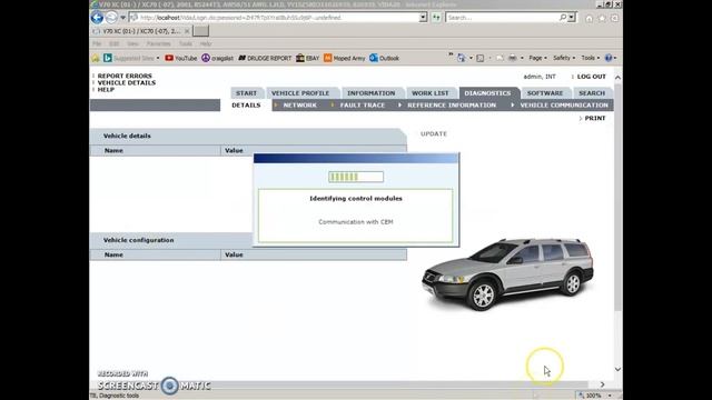 Using Volvo's VIDA Software + DICE to talk to Volvo cars 2001 to 2014. смотреть онлайн