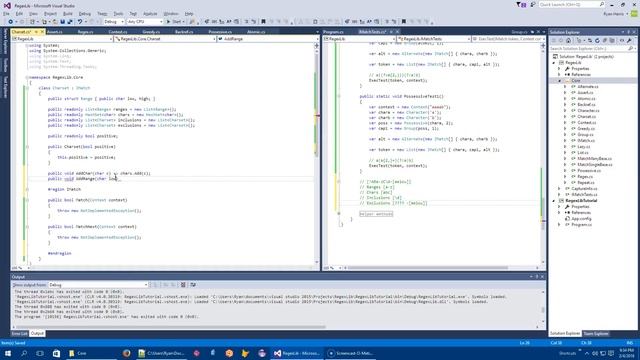 Regex Lib in C# Part 21 - Charset part 1 смотреть онлайн