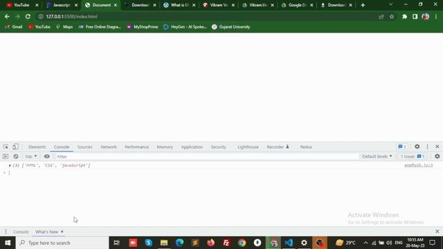 JavaScript Pop and push () in hindi смотреть онлайн
