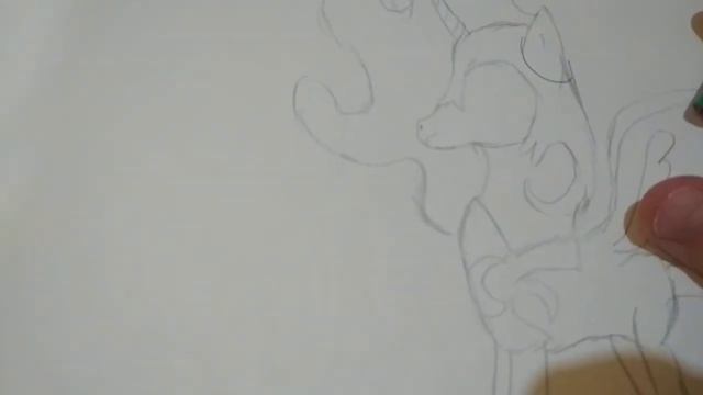 Как нарисовать Лунную пони. Часть 1 смотреть онлайн