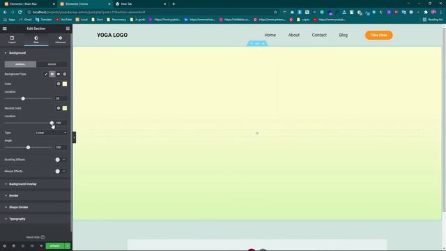 Convert Figma To elementor Yoga website Part-1 смотреть онлайн
