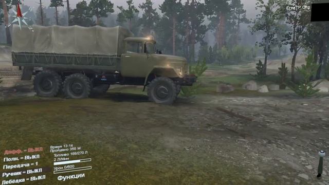 ЗИЛ 131 для Spin Tires. смотреть онлайн