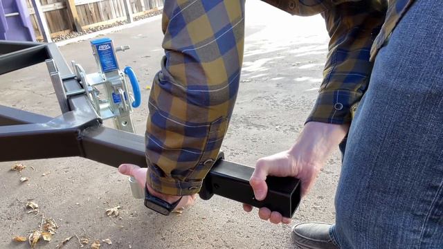 DIY Overland camper trailer build: frame part 5 - Removable 2" ball coupler смотреть онлайн