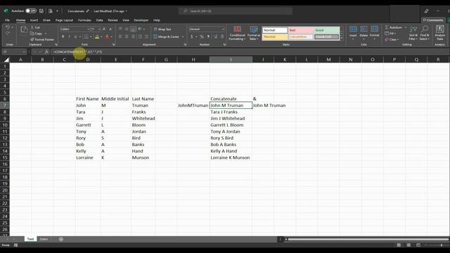How to Combine Cells in Excel using Concatenate - Combine Text and Numbers into one Cell смотреть онлайн