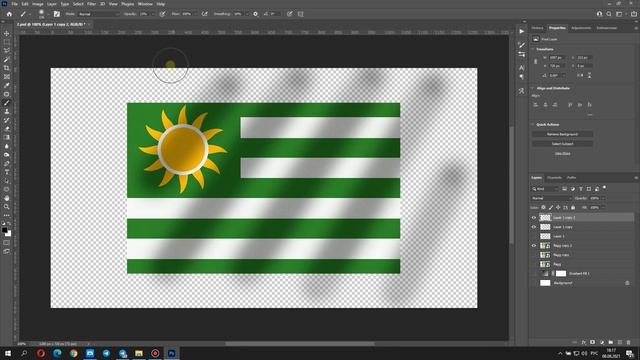Photoshop Tutorial: How to Make Your Own Waving Flag| Анимированный флаг смотреть онлайн