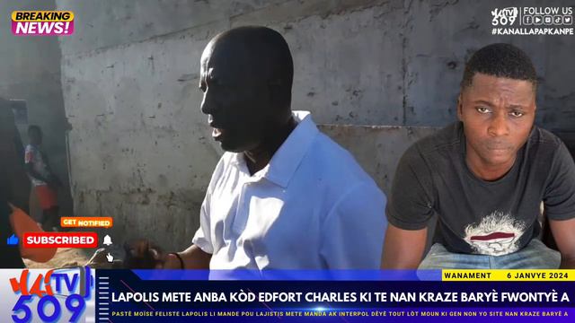 Bravo PNH!...Lapolis Wanament arete Edfort charles poutet li ta patisipe nan kraze baryè fwontyè смотреть онлайн