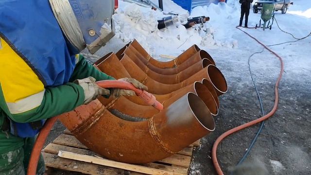 Пескоструй. Мурманск. Металлические отводы смотреть онлайн