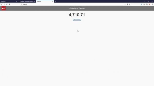 Countup.js Tutorial | Javascript Counting Animation