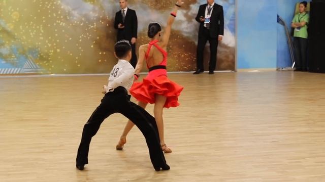 ROC 2019, WDSF Ю1, Шаров Егор - Лущаева Екатерина, Самба смотреть онлайн