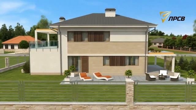 Увеличенная версия проекта современного дома смотреть онлайн