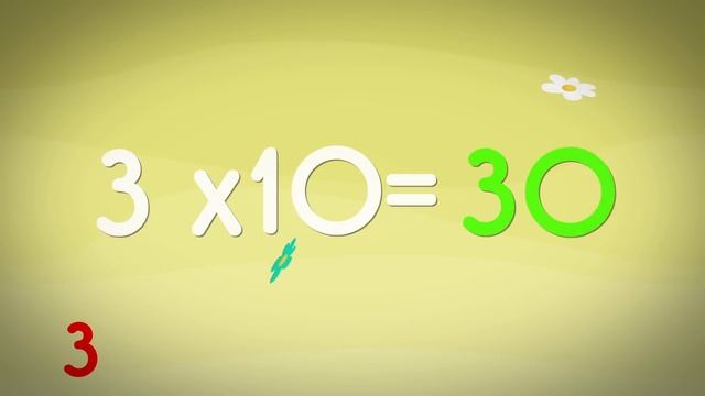 Comptines pour enfants - La Table de 3 (apprendre les tables de multiplication) смотреть онлайн