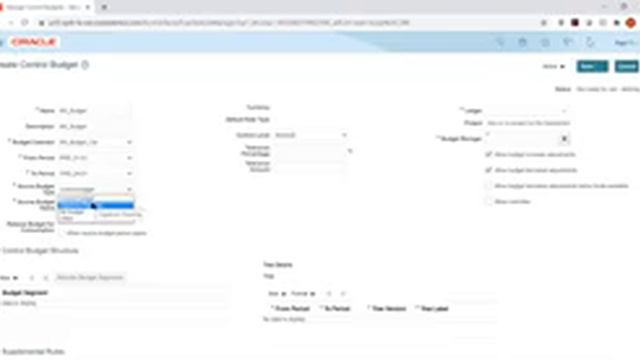 Oracle Fusion Financials - GL budget смотреть онлайн