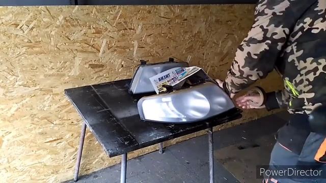 Как сделать фары прозрачными или немного залипнем.....