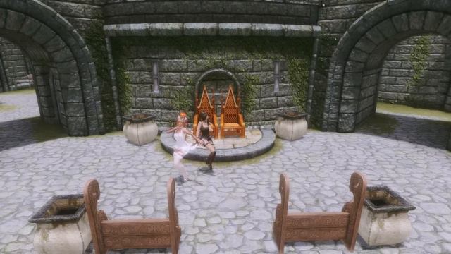 Elder Scrolls V Skyrim - pair dance смотреть онлайн