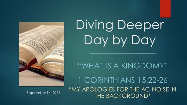 "What is a Kingdom?" - 1 Corinthians 15:22-26 смотреть онлайн